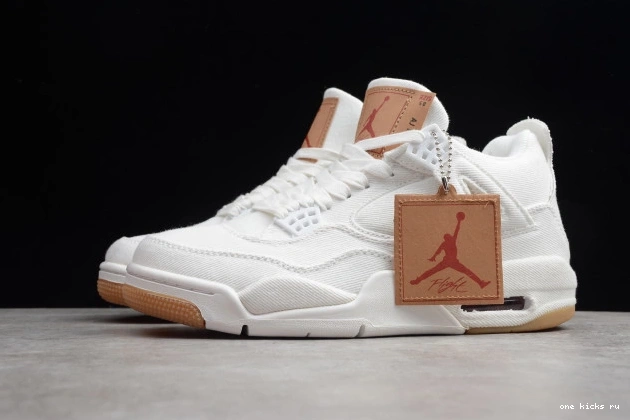 Cheap Jordan Air AO2571-100 4 x Levi's 'White' 0604